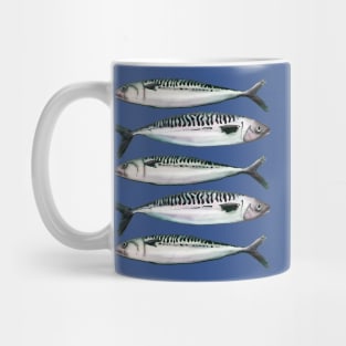 Mackerel - Watercolor fish illustration Mug